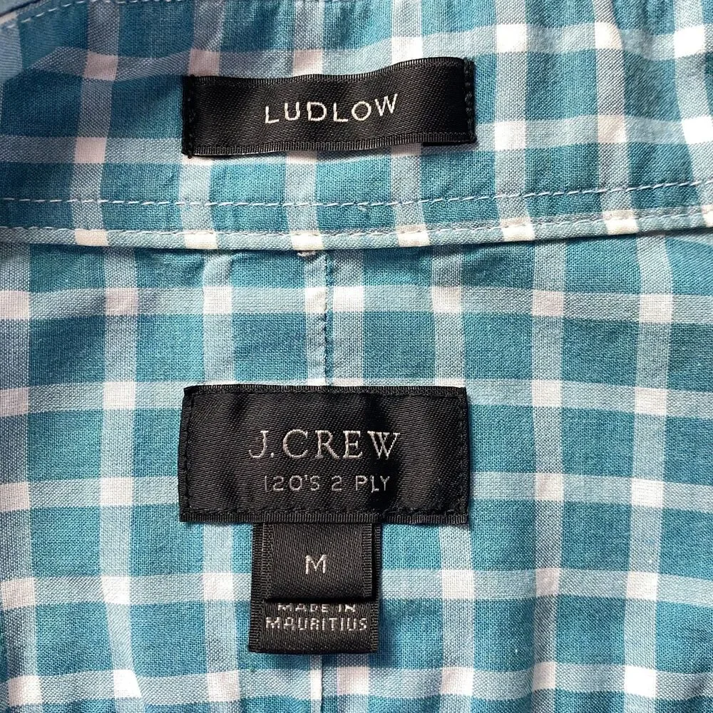 J. Crew Ludlow 120's 2 Ply Long Sleeve Button Down Shirt Men's Size Medium